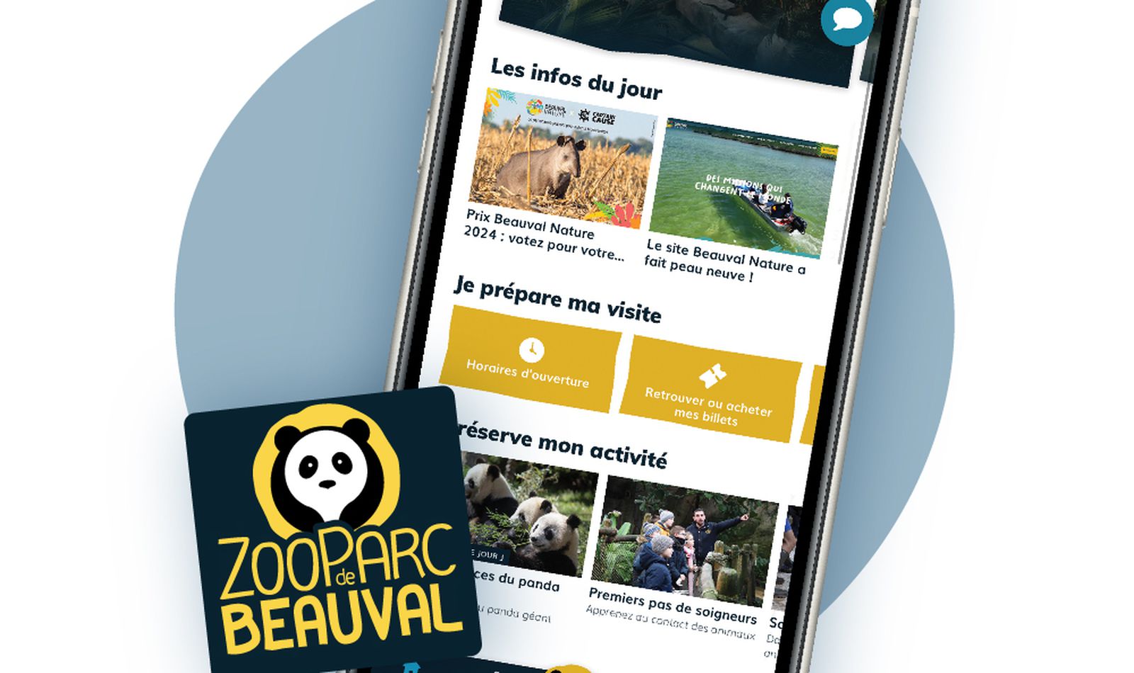 Appli Beauval - Téléchargez l'application mobile du ZooParc de Beauval